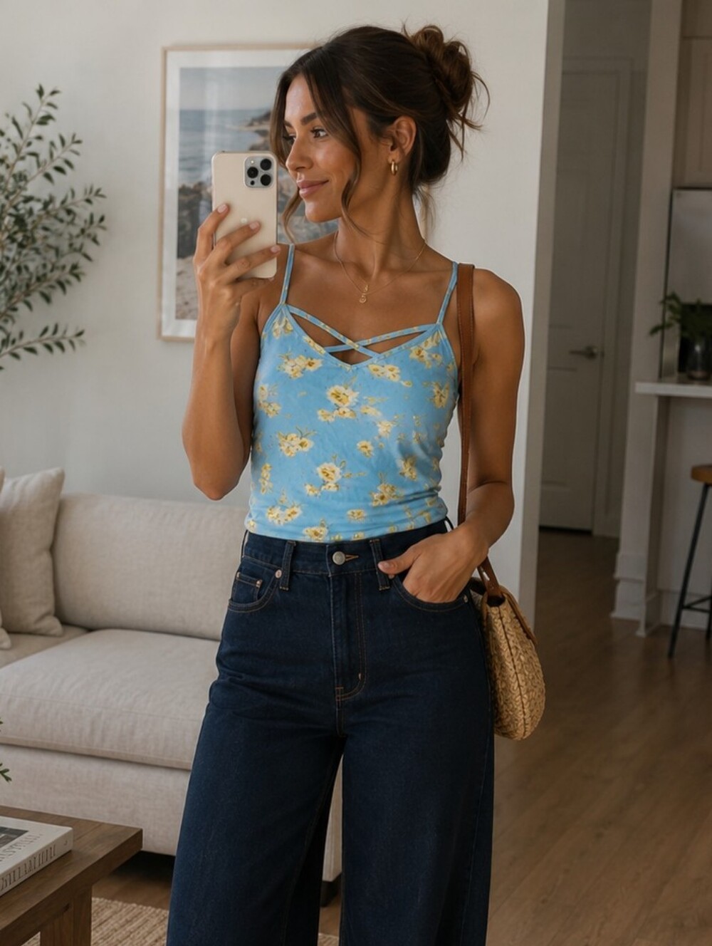 Rue 21 Soft Floral Tank